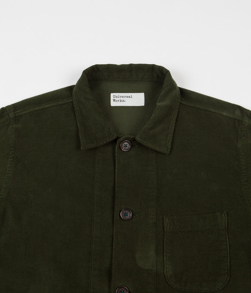 Universal Works Bakers Overshirt - Green | Always in Colour