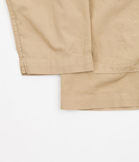 Universal Works Bakers Overshirt - Sand | Always in Colour