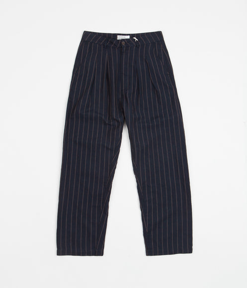 Universal Works Double Pleat Trousers - Navy