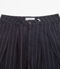 Universal Works Double Pleat Trousers - Navy thumbnail