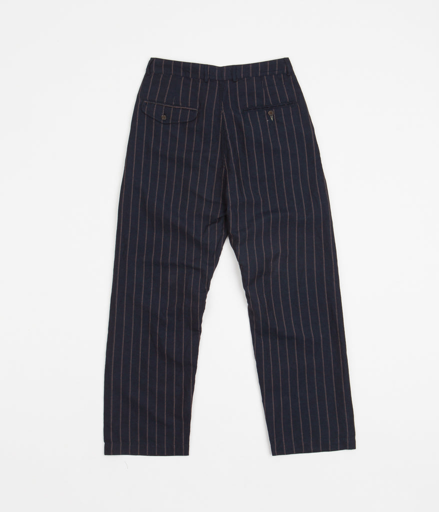 Universal Works Double Pleat Trousers - Navy | Always in Colour