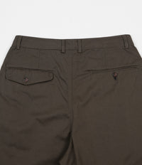 Universal Works Double Pleat Trousers - Olive thumbnail
