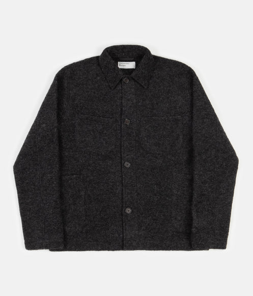 Universal Works Lumber Wool Fleece Jacket - Charcoal