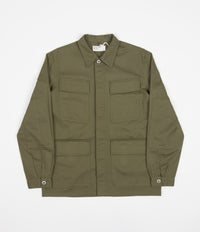 Universal Works Midweight Fatigue Jacket - Light Olive Twill thumbnail