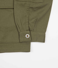 Universal Works Midweight Fatigue Jacket - Light Olive Twill thumbnail