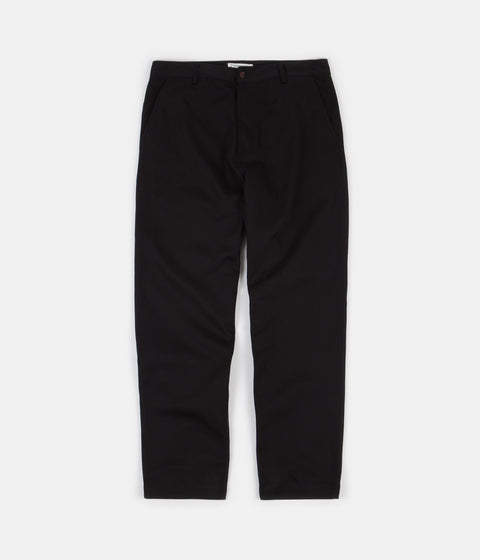 Universal Works Military Chinos - Black | Always in Colour