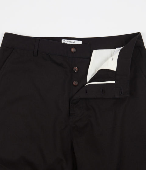 Universal Works Military Chinos - Black | Always in Colour