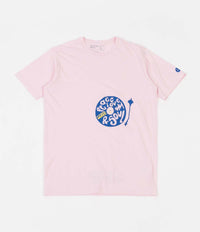 Universal Works Organic Peace, Love And Soul T-Shirt - Pink thumbnail