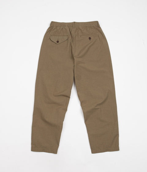 Universal Works Pleated Track Pants - Olive 