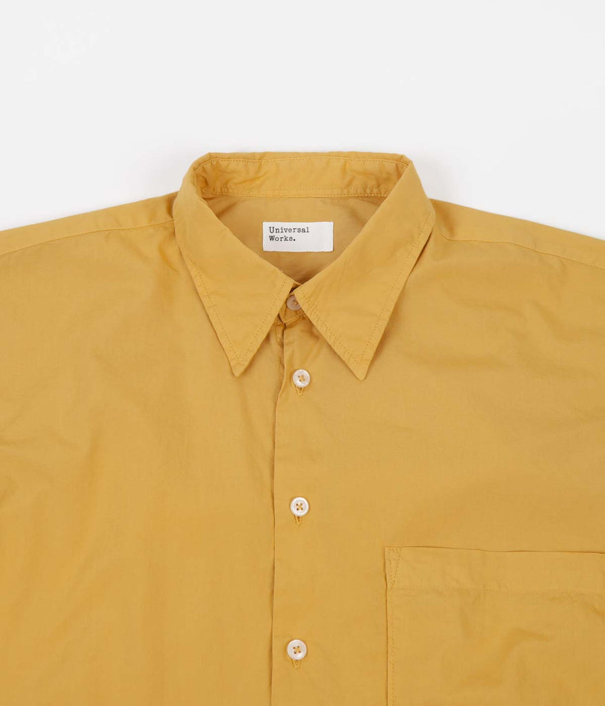 Universal Works Poplin Big Pocket Shirt - Gold | Always in Colour