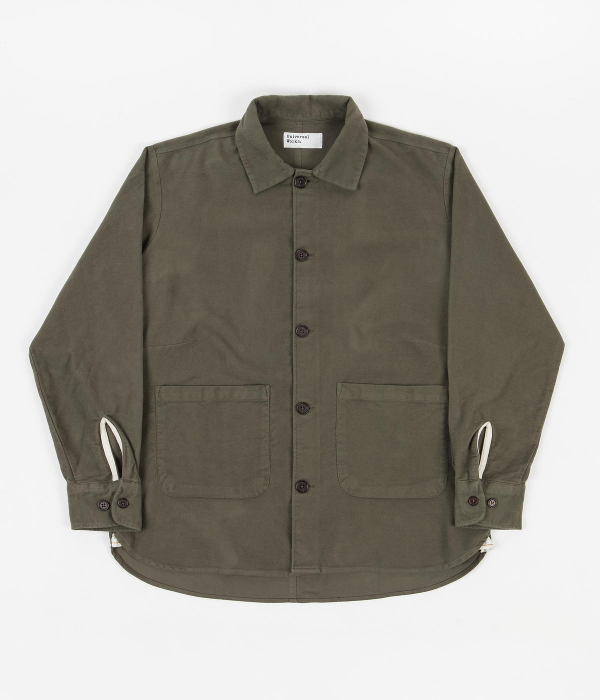 Universal Works Travail Shirt - Olive | Always in Colour