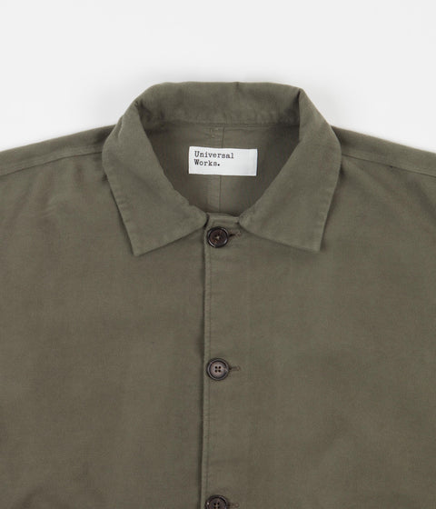 Universal Works Travail Shirt - Olive | Always in Colour