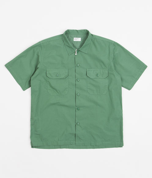 Universal Works Utility Short Sleeve Shirt - Green