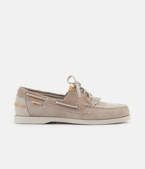 Universal Works x Sebago Portland Suede Shoes - Cream