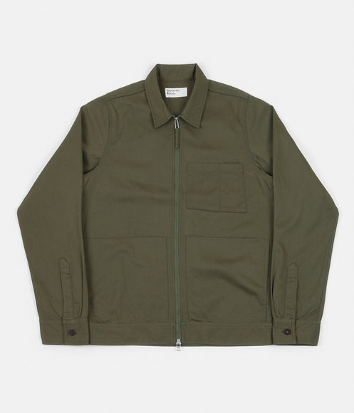 Universal Works Zip Uniform Jacket - Light Olive