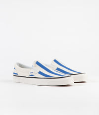 Vans Classic Slip-On 98 DX Anaheim Factory Shoes - OG White / OG Blue / Big Stripes thumbnail