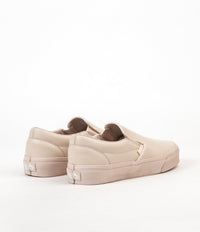 Vans Classic Slip On Leather Shoes - Whisper Pink / Mono thumbnail