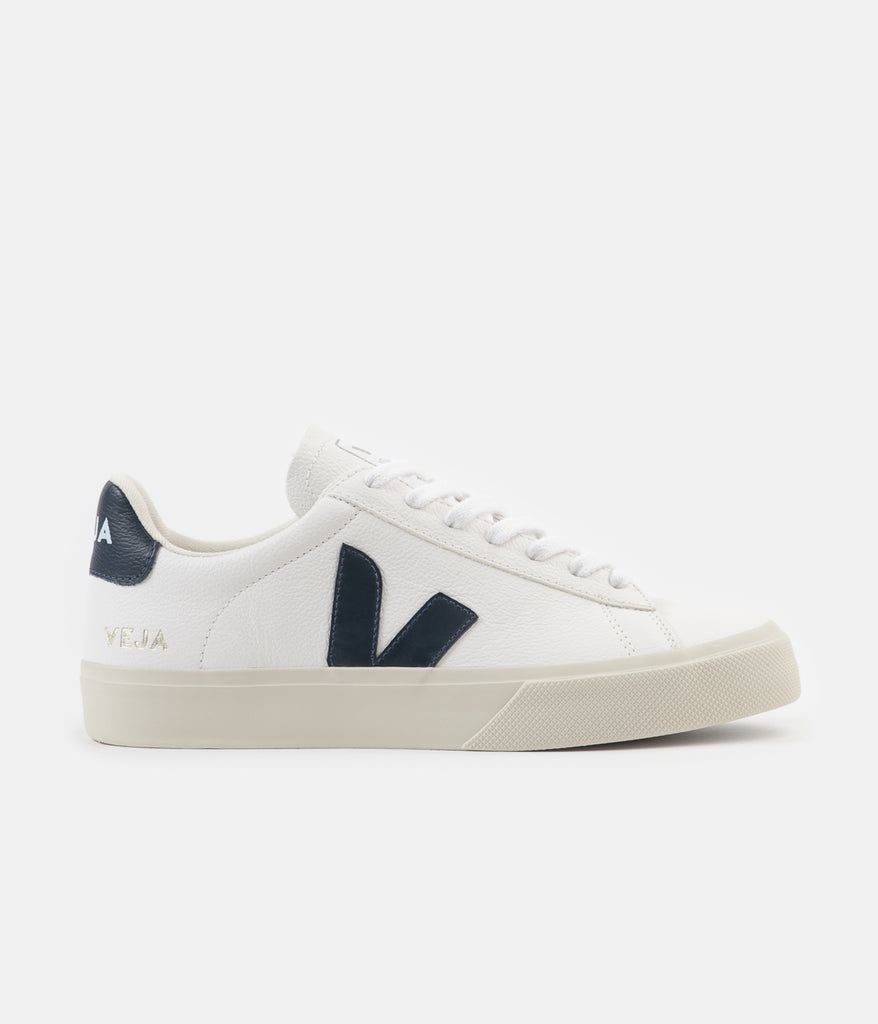 Veja Campo ChromeFree Leather Shoes - White / Nautico | Always in Colour