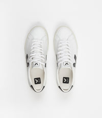 Veja Esplar Low Logo Leather Shoes - Extra White / Black thumbnail