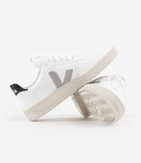 Veja V-10 CWL Shoes - White / Oxford Grey - Black thumbnail