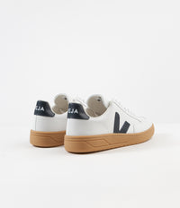 Veja V-12 Leather Shoes - Extra White / Nautico / Gum Sole thumbnail