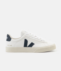 Veja Womens Campo ChromeFree Leather Shoes - White / Nautico thumbnail