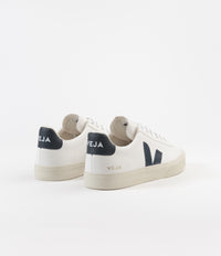 Veja Womens Campo ChromeFree Leather Shoes - White / Nautico thumbnail