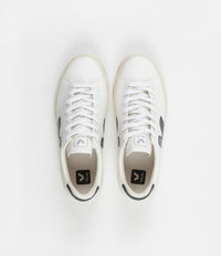 Veja Womens Campo ChromeFree Leather Shoes - White / Nautico thumbnail