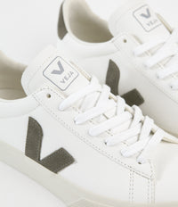 Veja Womens Campo ChromeFree Shoes - Extra White / Khaki thumbnail