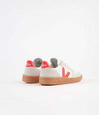 Veja Womens V-10 B-Mesh Shoes - White / Orange Fluoro / Natural thumbnail