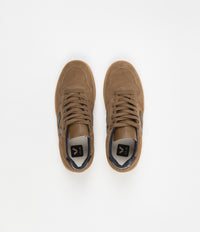 Veja Womens V-10 Suede Shoes - Brown / Black / Gum Sole thumbnail