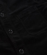 Vetra No.5 Corduroy Workwear Jacket - Overdyed Black thumbnail