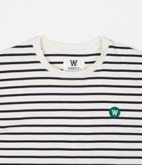 Wood Wood Ace T-Shirt - Off White / Navy thumbnail