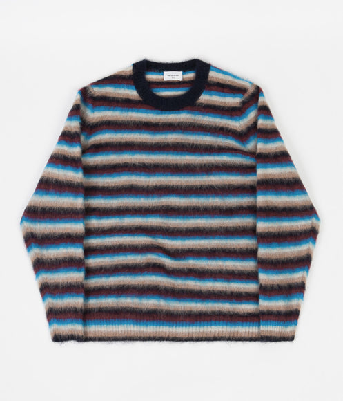 Wood Wood John Stripe Jumper - Navy