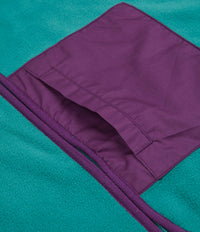 Workware Life Fleece Vest - Turquoise / Purple thumbnail