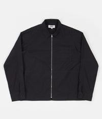 YMC Bowie Zip Shirt - Black thumbnail