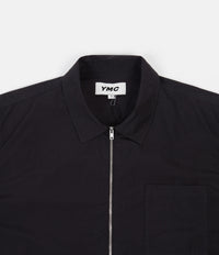 YMC Bowie Zip Shirt - Black thumbnail