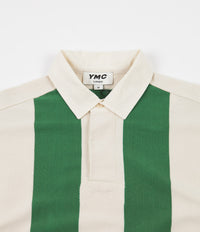 YMC JJ Rugby Shirt - Ecru / Green thumbnail
