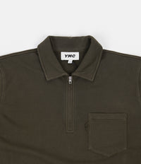 YMC Sugden Zip Sweatshirt - Dark Olive thumbnail