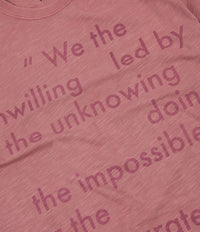 YMC Unwilling Triple T-Shirt - Pink thumbnail